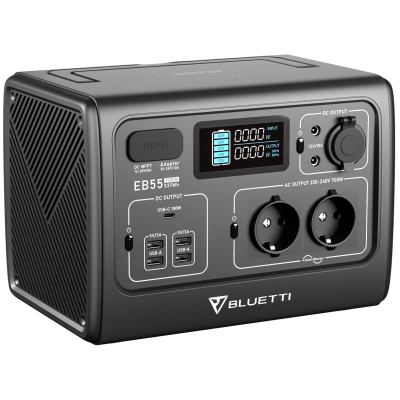 Зарядна станція Bluetti 537Wh 700W 150000mAh (EB55) Зарядна станція Bluetti 537Wh 700W 150000mAh (EB55)