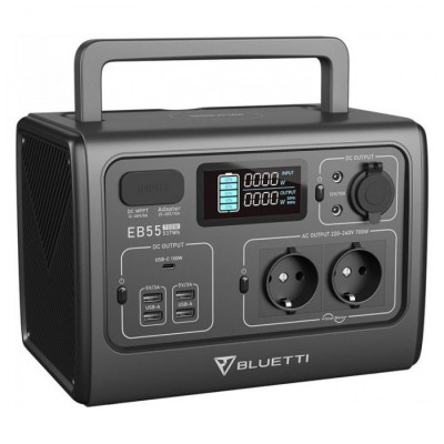 Зарядна станція Bluetti 537Wh 700W 150000mAh (EB55)