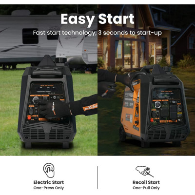 Инверторный бензиновый генератор MaXpeedingRODS MXR3500S