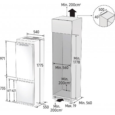 Холодильник Samsung BRB267154WW/UA Холодильник Samsung BRB267154WW/UA