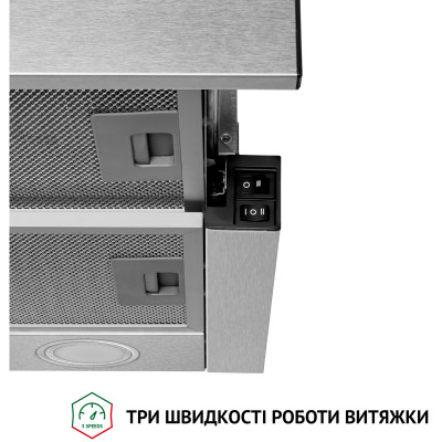 Витяжка кухонна Perfelli TL 6212 I 700 LED