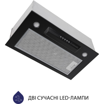 Витяжка кухонна Minola HBI 5324 BL 800 LED