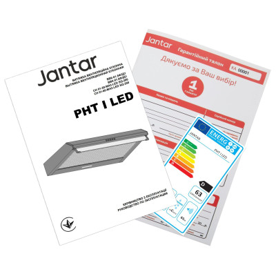 Вытяжка кухонная Jantar PHT I LED 60 BR