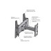 Кронштейн Charmount TV02T-R2 White