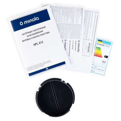 Витяжка кухонна Minola HPL 612 BL