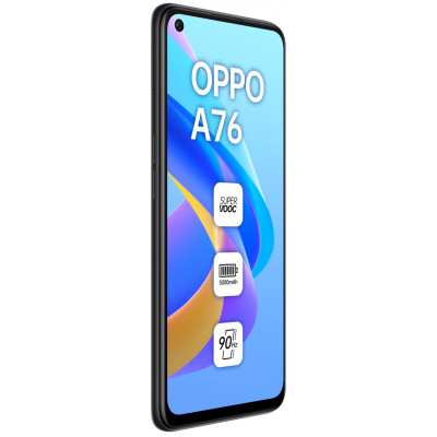 Мобильный телефон Oppo A76 4/128GB Glowing Black (OFCPH2375_BLACK)