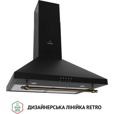 Витяжка кухонна Perfelli K 6432 BL 850 LED RETRO