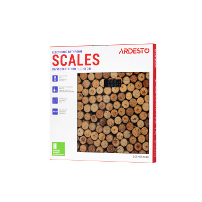 Весы напольные Ardesto SCB-965CORK Весы напольные Ardesto SCB-965CORK