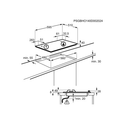 Варочная поверхность Electrolux GEE263MX