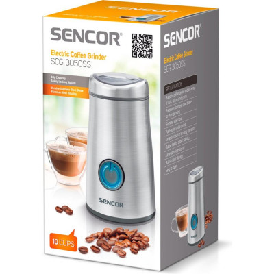 Кофемолка Sencor SCG 3050 SS (SCG3050SS)