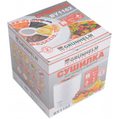 Сушка для овочів та фруктів Grunhelm BY 1162 (BY1162) Сушка для овочів та фруктів Grunhelm BY 1162 (BY1162)