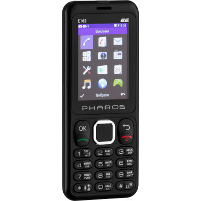 Мобільний телефон 2E E182 Black (688130245234)