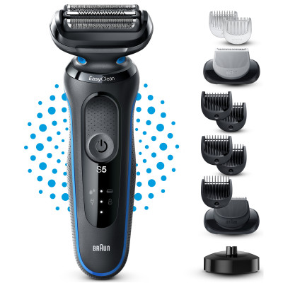 Електробритва Braun Series 5 51-B4650cs BLACK / BLUE Електробритва Braun Series 5 51-B4650cs BLACK / BLUE
