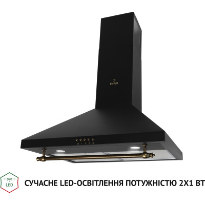 Витяжка кухонна Perfelli K 6432 BL 850 LED RETRO
