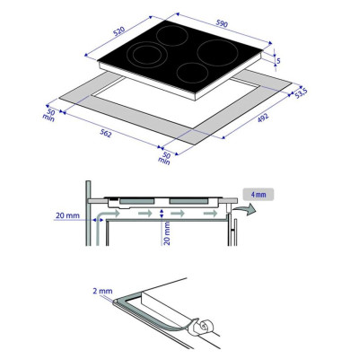 Варочная поверхность Minola MVH 6232 GBL