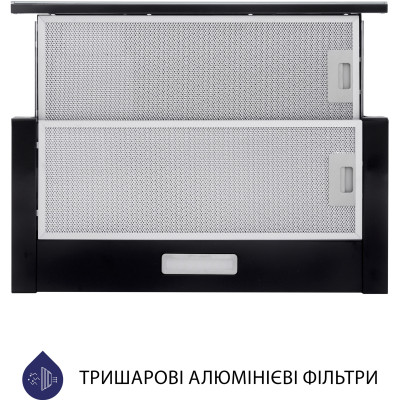 Вытяжка кухонная Minola HTLS 6234 BL 700 LED GLASS Вытяжка кухонная Minola HTLS 6234 BL 700 LED GLASS