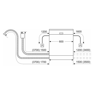 Посудомийна машина Bosch SMV2ITX14K Посудомийна машина Bosch SMV2ITX14K