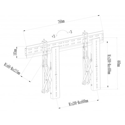 Кронштейн Charmount WMX-64