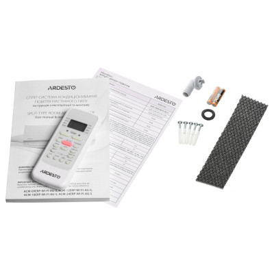 Кондиционер Ardesto ACM-09ERP-R32-WI-FI-AG-S, 25 м2, ERP інвертор, A++/A+, до -20С, Wi-Fi, R32 (ACM-09ERP-R32-WI-FI-AG-S)