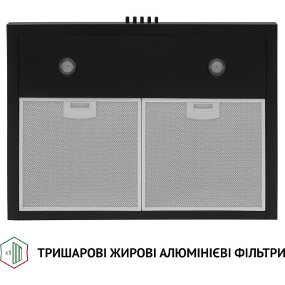 Витяжка кухонна Perfelli K 6402 BL 850 LED Витяжка кухонна Perfelli K 6402 BL 850 LED