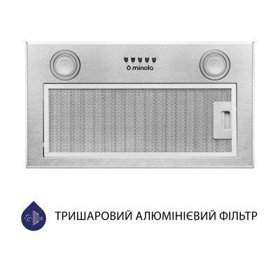 Витяжка кухонна Minola HBI 5722 I 1200 LED