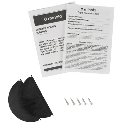 Вытяжка кухонная Minola HBI 58270 BL 1200 LED Вытяжка кухонная Minola HBI 58270 BL 1200 LED