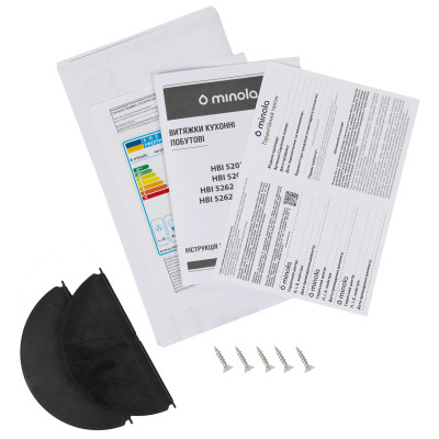 Витяжка кухонна Minola HBI 52622 BL GLASS 700 LED