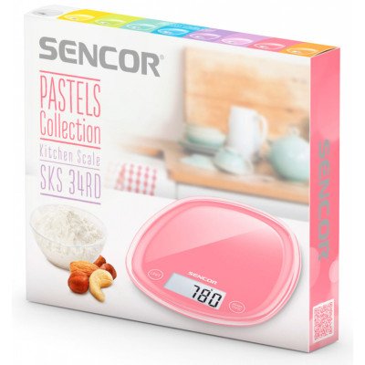 Весы кухонные Sencor SKS 34RD