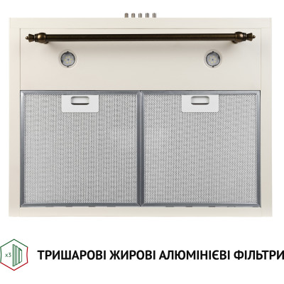 Витяжка кухонна Perfelli K 6432 IV 850 LED RETRO