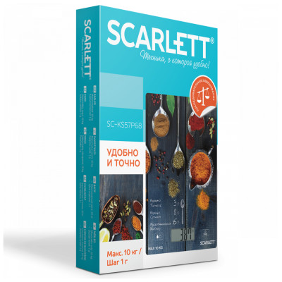 Ваги кухонні Scarlett SC-KS57P68 Ваги кухонні Scarlett SC-KS57P68