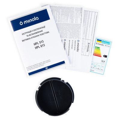 Вытяжка кухонная Minola HPL 513 BL