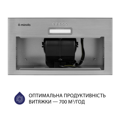Вытяжка кухонная Minola HBI 5214 I 700 LED Вытяжка кухонная Minola HBI 5214 I 700 LED