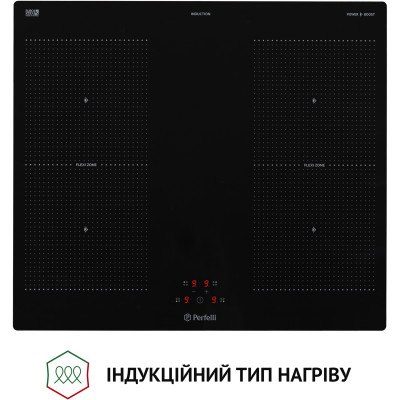 Варочна поверхня Perfelli HI 684 BL Варочна поверхня Perfelli HI 684 BL