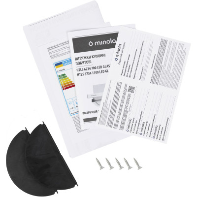 Вытяжка кухонная Minola HTLS 6234 BL 700 LED GLASS Вытяжка кухонная Minola HTLS 6234 BL 700 LED GLASS