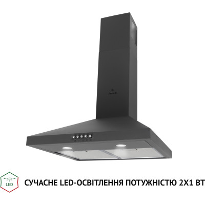 Вытяжка кухонная Perfelli K 5202 SG 700 LED Вытяжка кухонная Perfelli K 5202 SG 700 LED