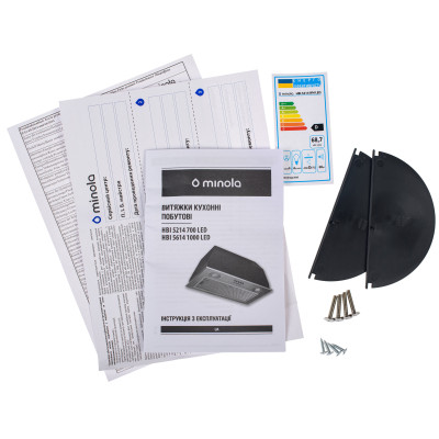 Вытяжка кухонная Minola HBI 5214 WH 700 LED