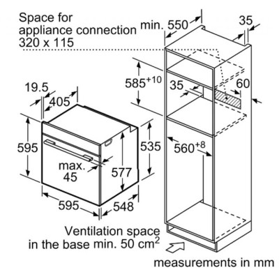 Духовой шкаф Bosch HMG6764B1 Духовой шкаф Bosch HMG6764B1
