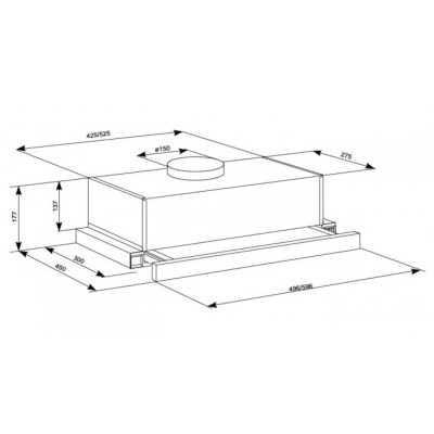 Вытяжка кухонная Eleyus LOTUS 700 60 X Вытяжка кухонная Eleyus LOTUS 700 60 X