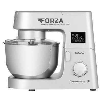 Кухонный комбайн ECG FORZA 5500 Giorno Argento Кухонный комбайн ECG FORZA 5500 Giorno Argento