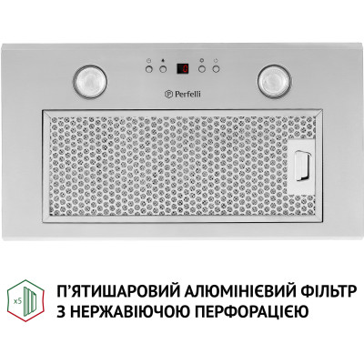 Витяжка кухонна Perfelli BIET R 5854 I 1200 LED Витяжка кухонна Perfelli BIET R 5854 I 1200 LED