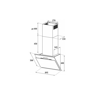 Витяжка кухонна Gunter&Hauer LEONA 9 W