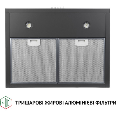 Витяжка кухонна Perfelli K 6402 SG 850 LED