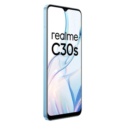 Мобільний телефон realme C30s 3/64Gb (RMX3690) Stripe Blue Мобільний телефон realme C30s 3/64Gb (RMX3690) Stripe Blue