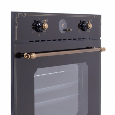 Духовой шкаф Perfelli BOE 6645 BL ANTIQUE GLASS