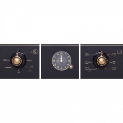 Духовой шкаф Perfelli BOE 6645 BL ANTIQUE GLASS