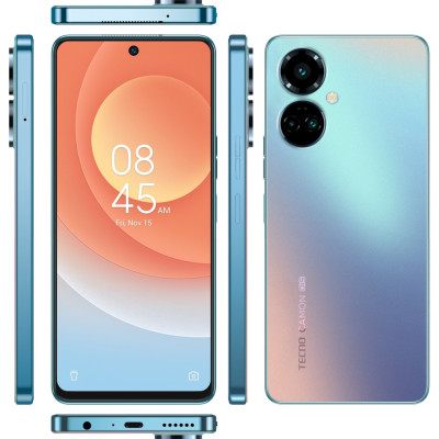 Мобильный телефон Tecno CI8n (Camon 19 Pro 8/128Gb) Polar Blue (4895180784460)