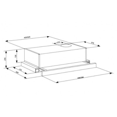 Вытяжка кухонная Eleyus LOTUS 470 60 WH (LOTUS47060WH)