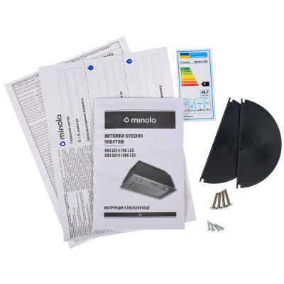 Вытяжка кухонная Minola HBI 5614 I 1000 LED