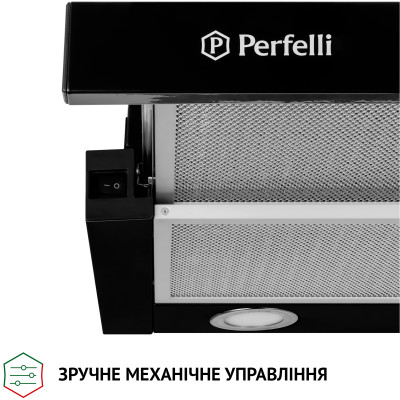 Витяжка кухонна Perfelli TL 6212 BL 700 LED