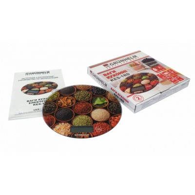 Весы кухонные Grunhelm KES-1RD Весы кухонные Grunhelm KES-1RD